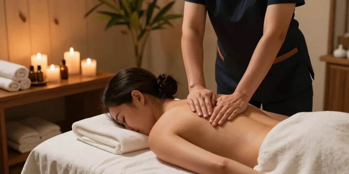 Relaxing environment of 영등포스웨디시 spa with professional massage therapy setup