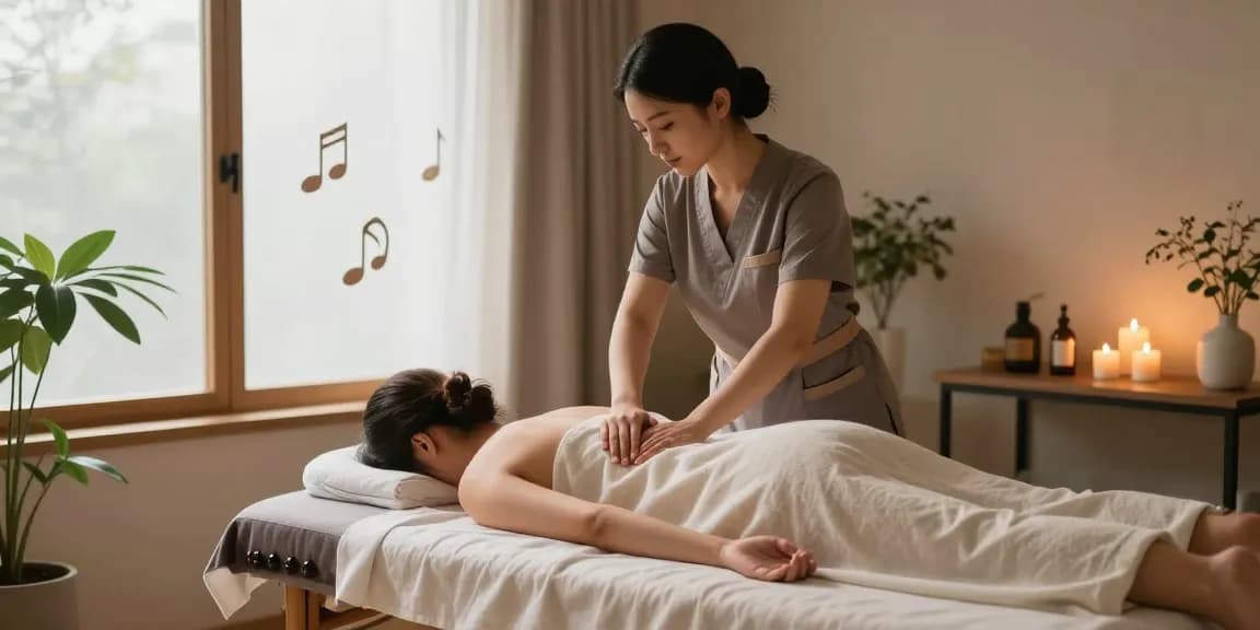 Swedish massage session showcasing a therapist applying techniques in a serene spa setting.