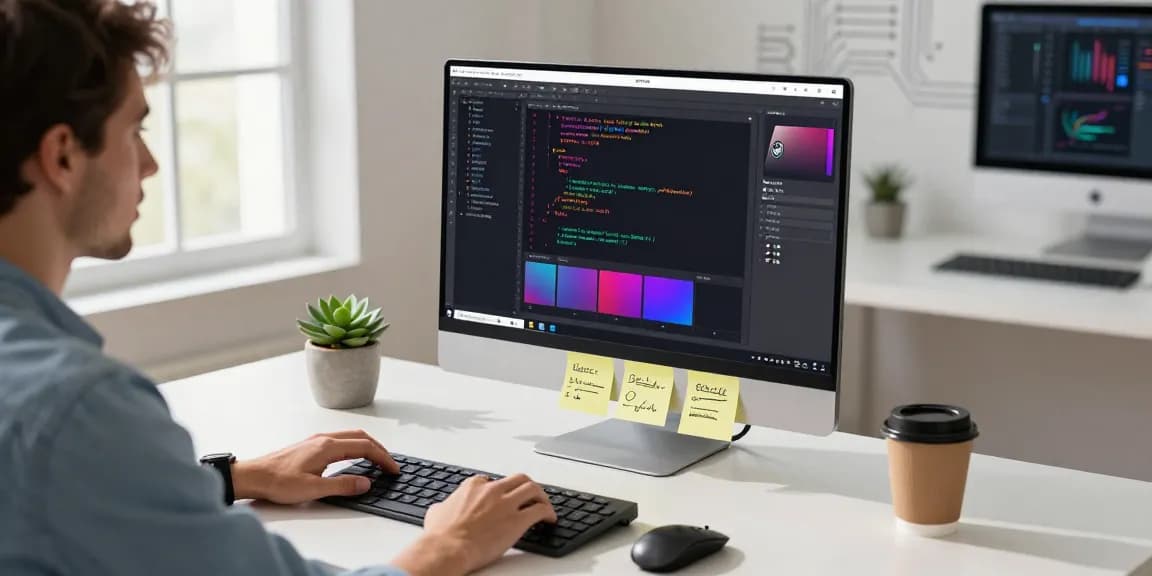 Efficient Snipaste software usage for screenshot tool download in modern workspace setup.