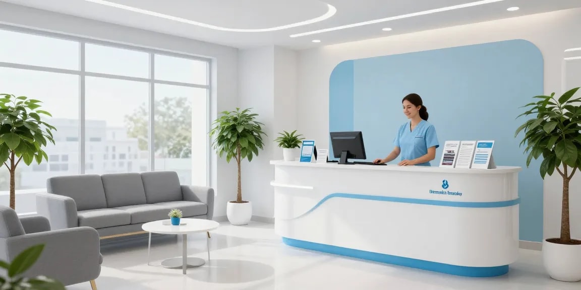 Hair transplant turkey services in a welcoming modern health clinic.