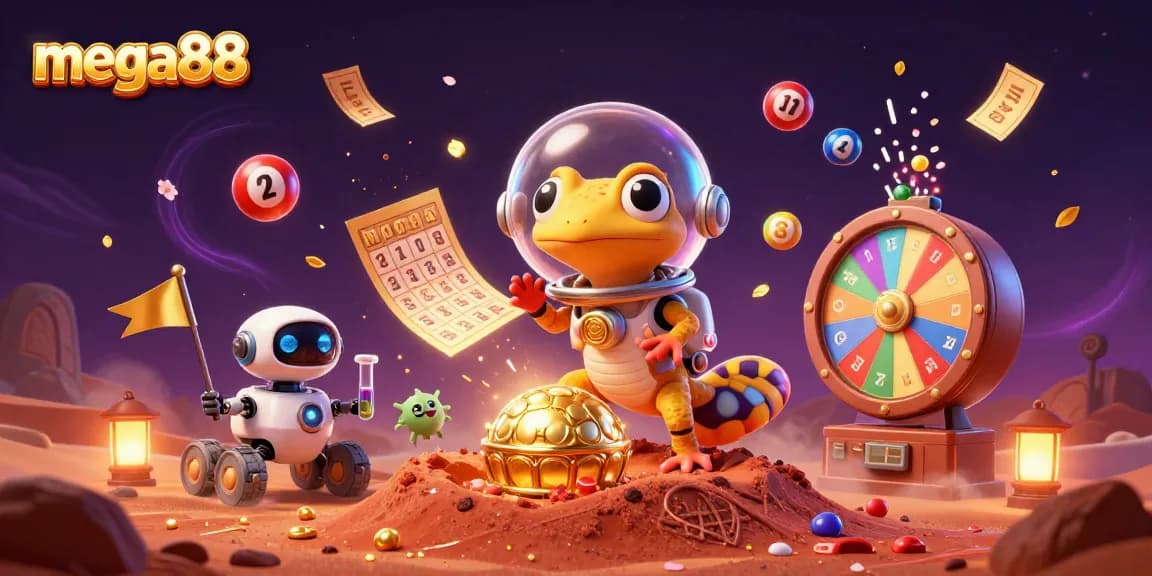 Menangkan hadiah di mega88 dengan gecko Mars saat menjelajahi kasino yang terpendam