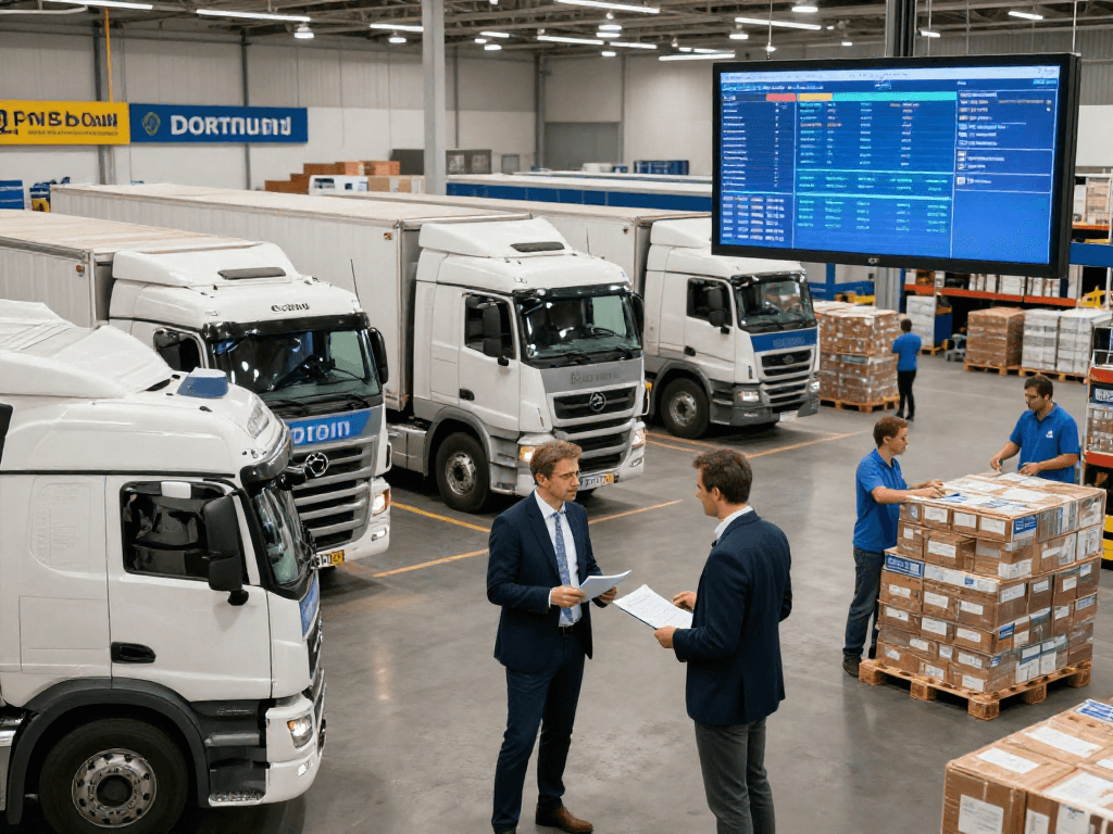 Spedition in Dortmund - Effiziente Logistik mit internationalen Transportlösungen und modernem Management.