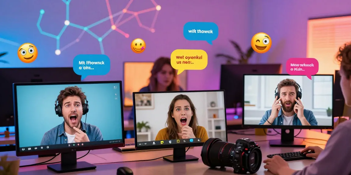 Engaging spicy chat scene with vibrant digital connections and animated interactions.