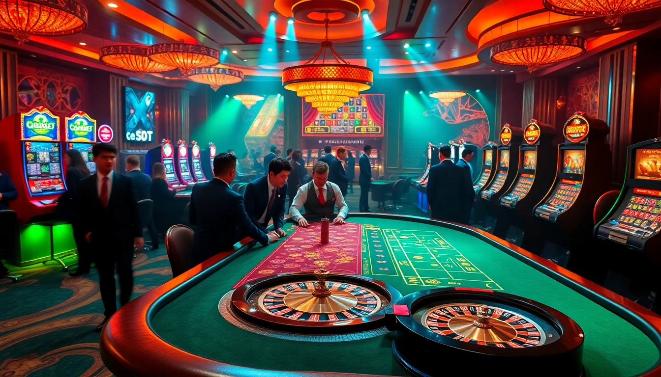 SODO Casino offers an exhilarating experience with vibrant gaming tables and glamorous atmosphere.