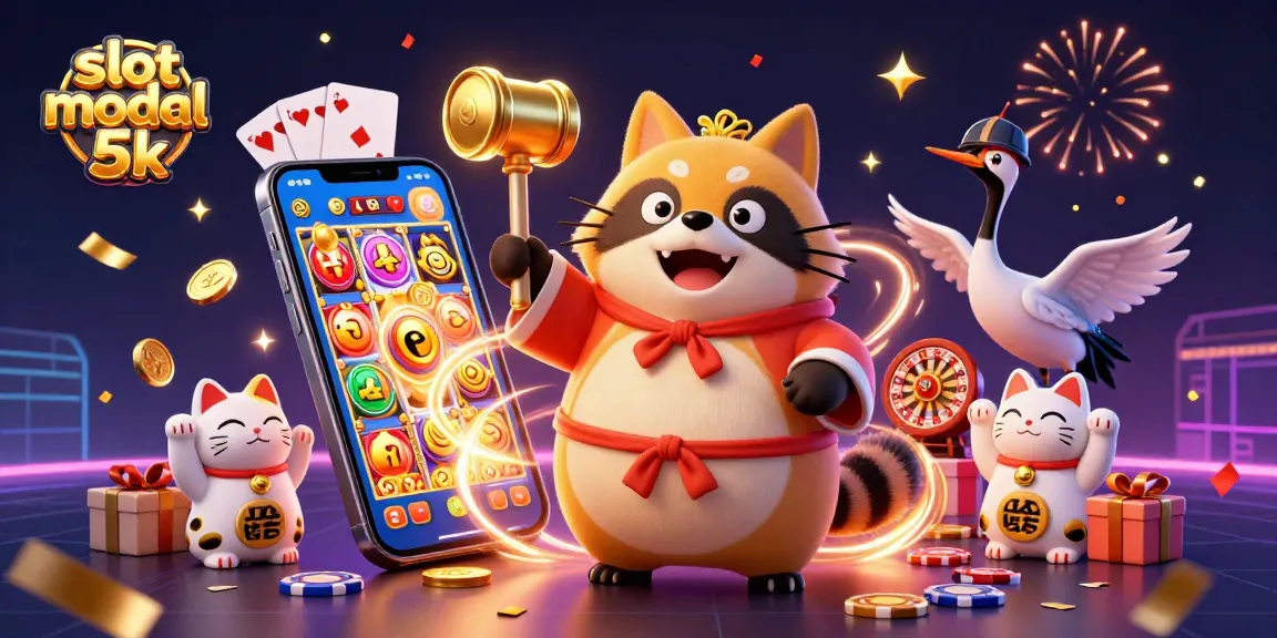 Spin the slot modal 5k and win big in a vibrant casino celebration with lucky charms.