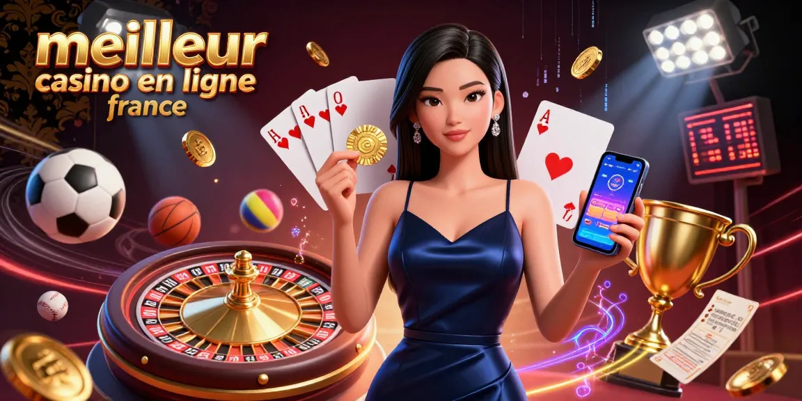 Découvrez l'excitation du meilleur casino en ligne France avec une impressionnante représentation 3D d'éléments de jeu dynamiques.