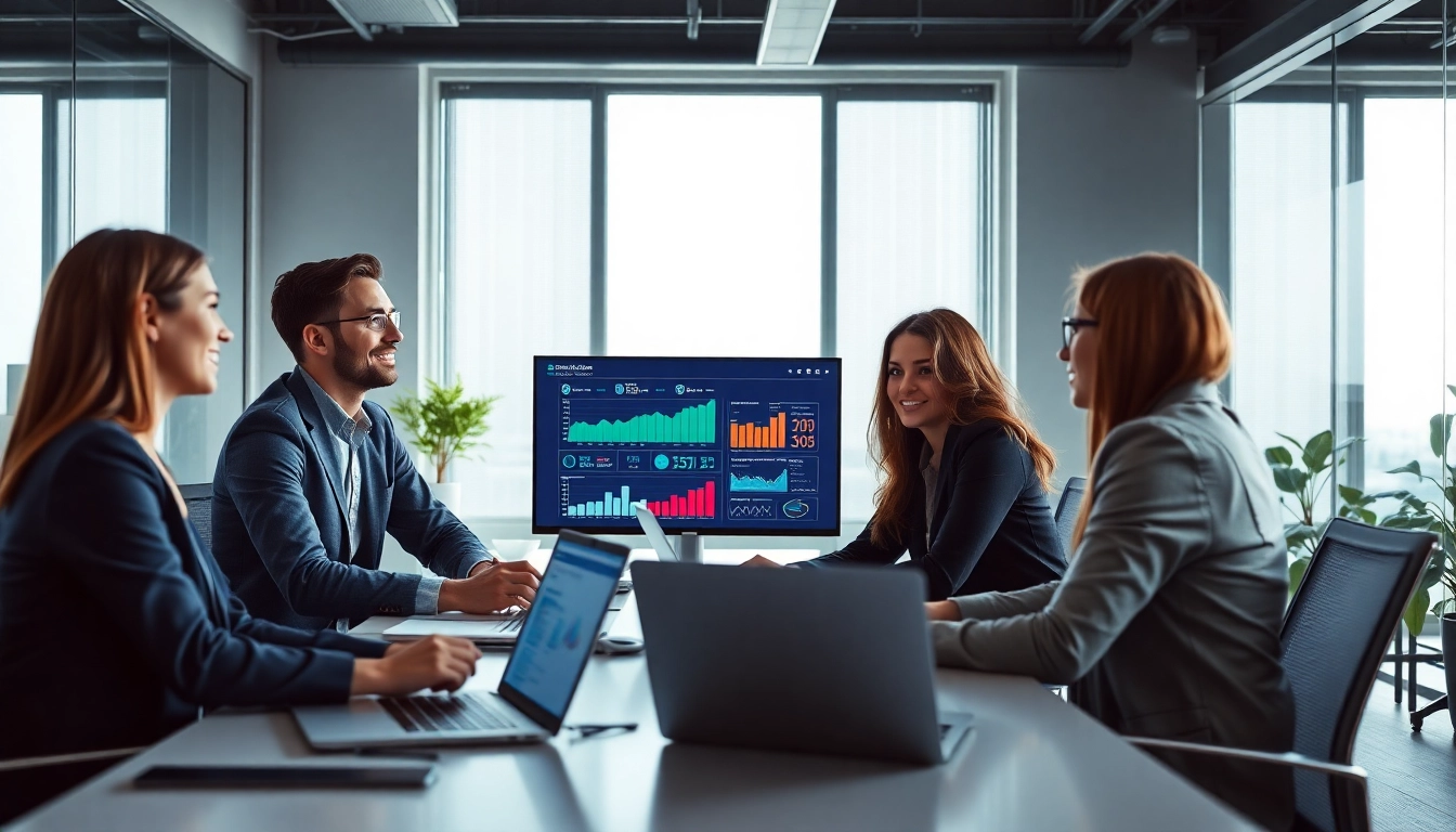 Analyze b2b competitive intelligence data in a collaborative office environment with modern tools.