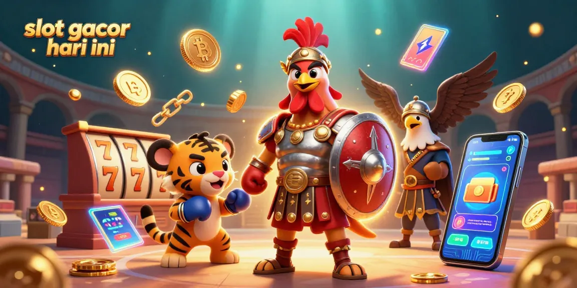 Experience thrilling slot gacor hari ini action with vibrant characters and gaming elements.