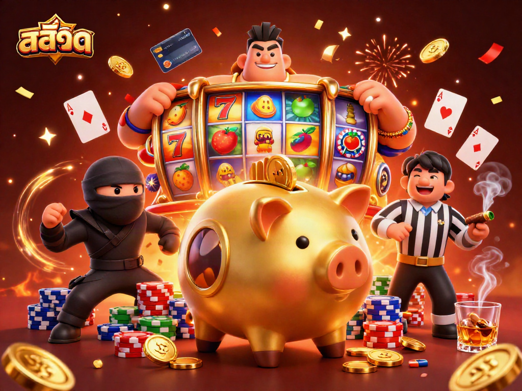 Spin the slots with exciting characters featuring สล็อต and dynamic casino elements.