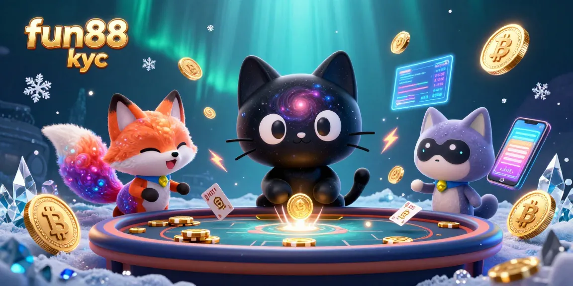 Chơi bài với FUN88 KYC trong một casino trực tuyến sôi động và đầy màu sắc.