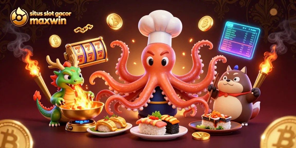Engaging scene of situs slot gacor maxwin featuring vibrant characters and glowing casino elements.