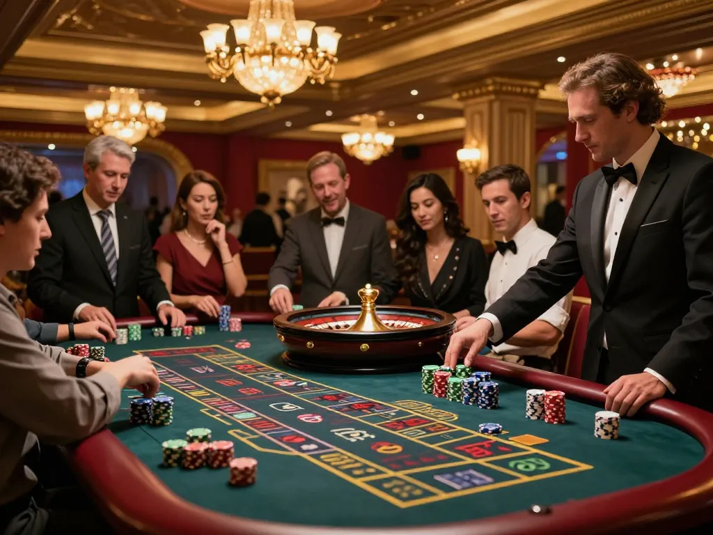 Players engaging with dynamic roulette game at 789BET casino, showcasing excitement and anticipation.