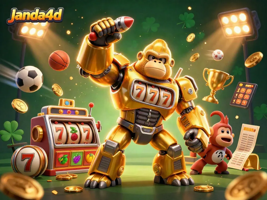 Janda4d memberikan keberuntungan dalam permainan slot dengan karakter gorila emas yang berkualitas tinggi.