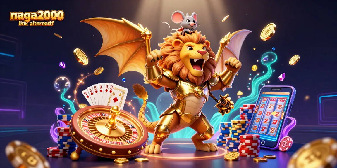 Pemain beraksi dengan naga2000 link alternatif, menikmati slot dan kasino dengan citra berwarna-warni dan efek cemerlang.