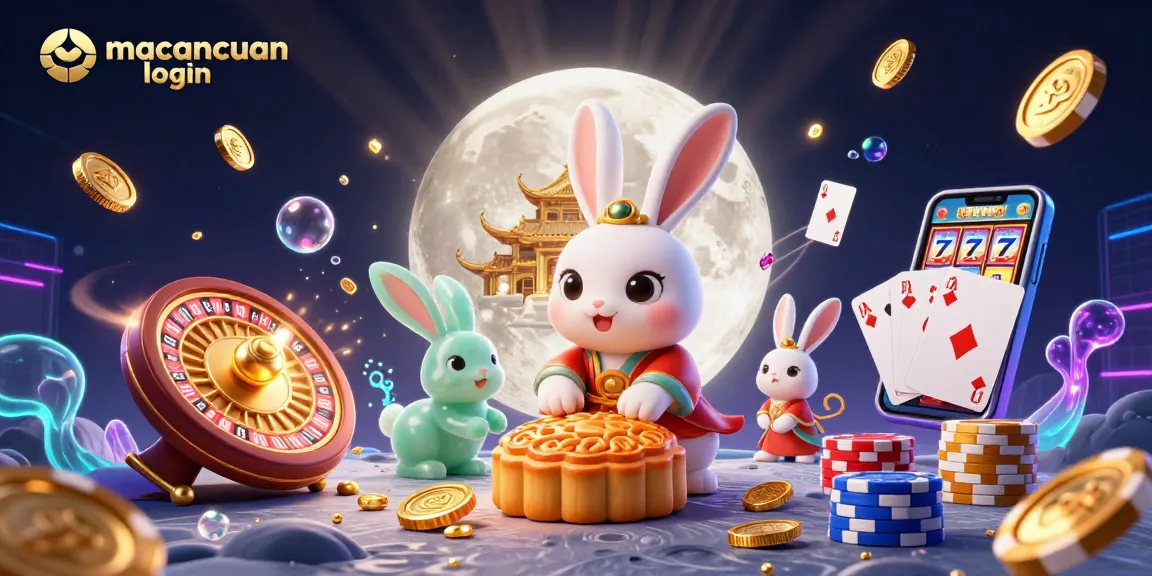 Gambarlah macancuan login dengan simbol slot dan chip poker, memikat pemain judi online.
