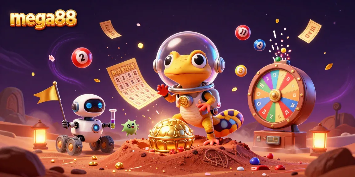 Menangkan hadiah di mega88 dengan gecko Mars saat menjelajahi kasino yang terpendam