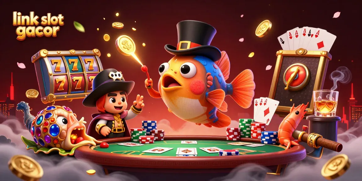 Experience the thrill of winning at link slot gacor with vibrant characters and vivid casino elements.