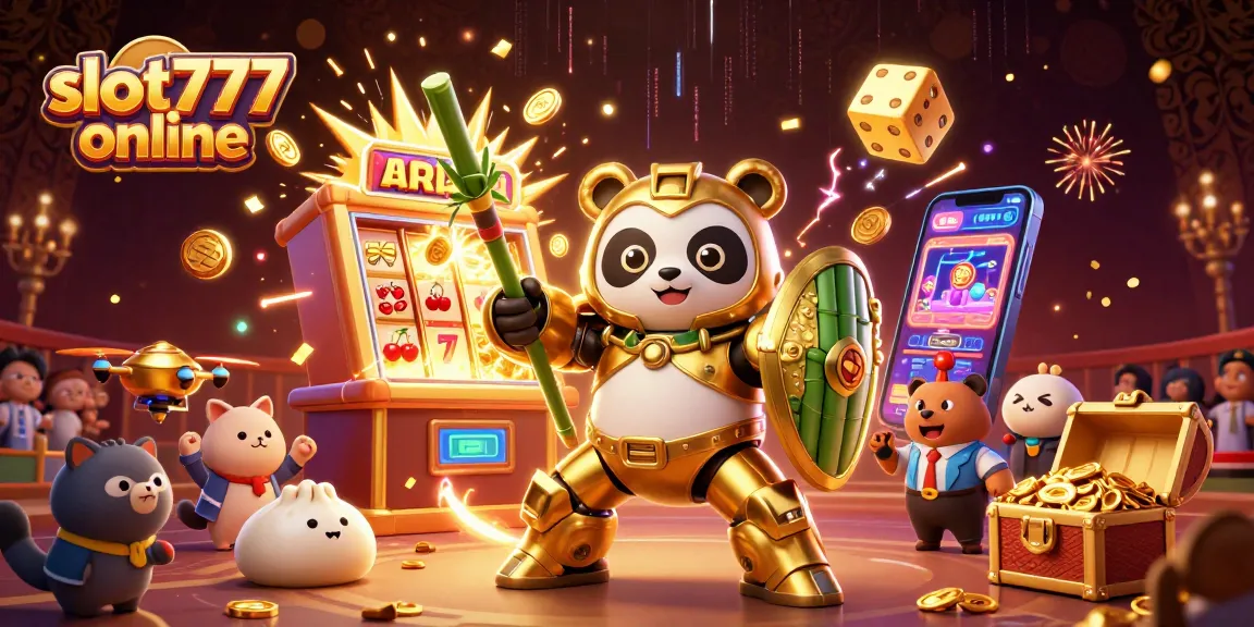 Spin and win big with slot777 online in this vibrant and dynamic 3D illustration.