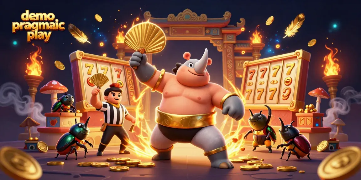 Engage with demo pragmatic play slots through vibrant energies of gaming, gold coins flying in a lively scene.
