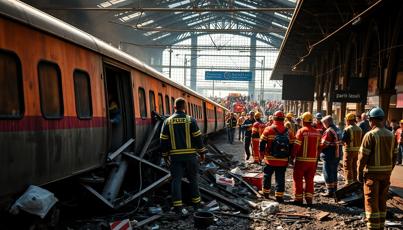 Rescue efforts following the spain train crash convey urgency and community resilience.
