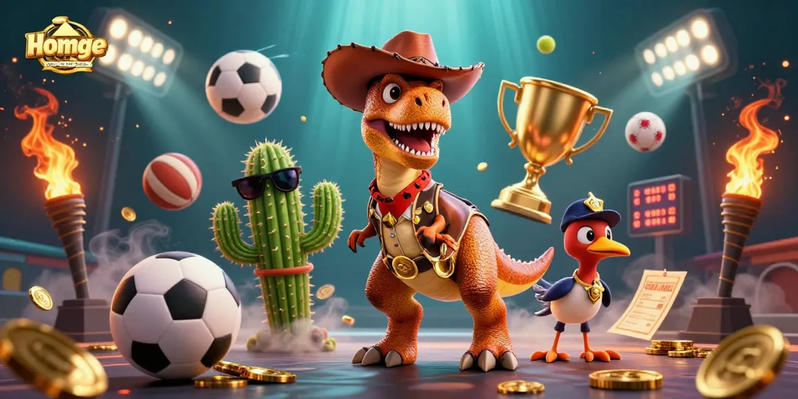 Engage with thrilling Homge page links for boost and sports betting excitement through dynamic 3D illustrations.