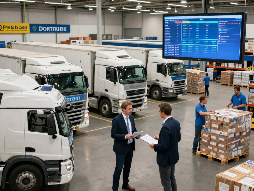 Spedition in Dortmund - Effiziente Logistik mit internationalen Transportlösungen und modernem Management.
