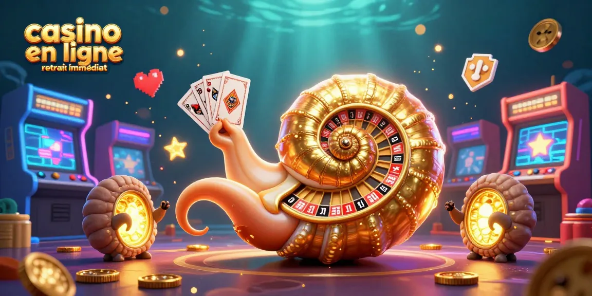 Gagnez rapidement avec les casinos en ligne retrait immédiat grâce à une illustration vivante.
