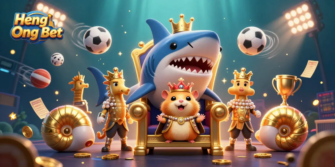 Experience Heng Ong Bet with immersive gameplay featuring a golden hamster king and dynamic sports elements.
