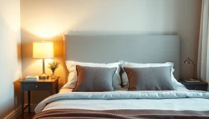 Cuscini letto decorati con motivi morbidi, perfetti per un riposo confortevole e stiloso.