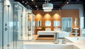 Sonni sanitär GmbH präsentiert hochwertige Badezimmerprodukte in einem eleganten Showroom
