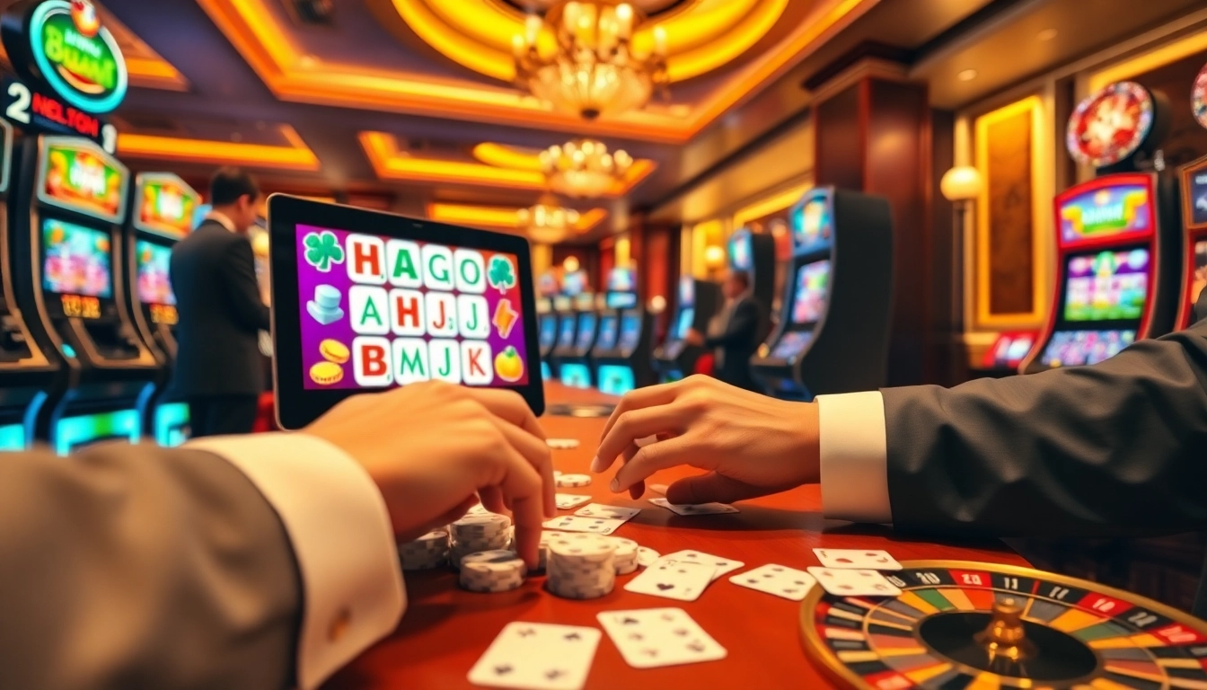 Nikmati pengalaman demo mesin slot Mahjong yang mengasyikkan dengan grafis yang hidup dalam suasana kasino mewah.