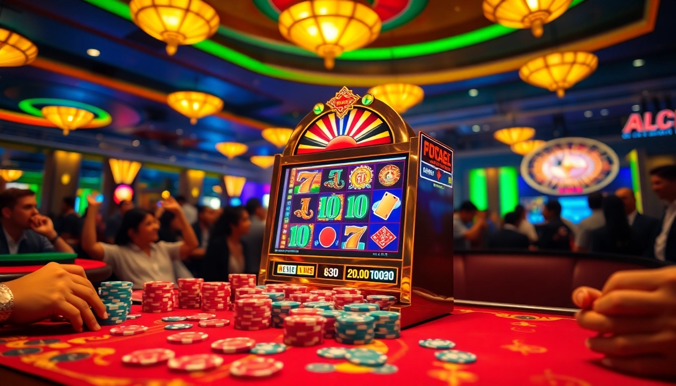 Spin the vibrant slot machines and experience the thrill of gta togel winnings!