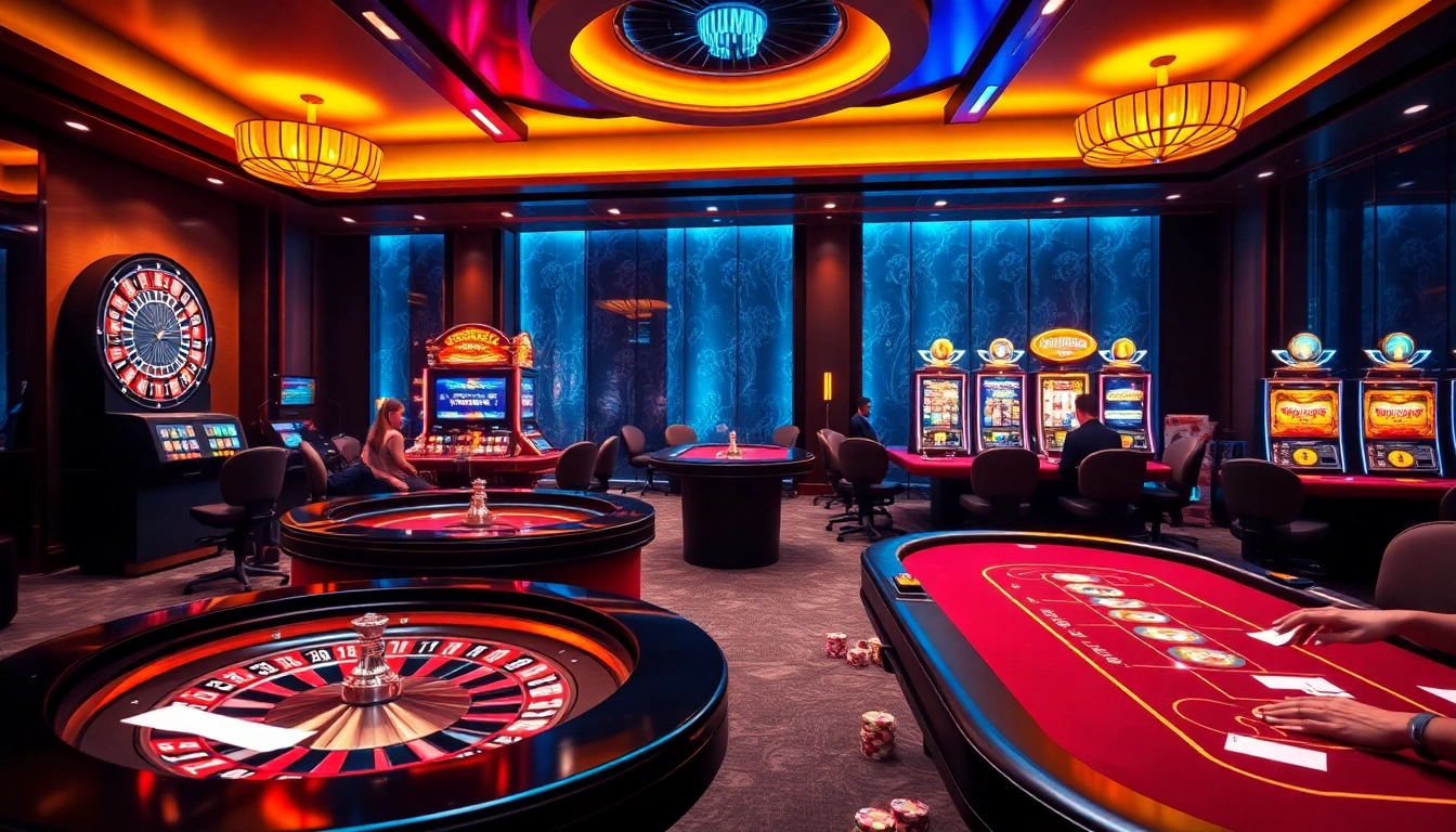 Vivez l'excitation du casino en ligne français avec des machines à sous vibrantes et des roulettes chics.